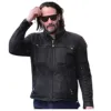 John Wick 4 Keanu Reeves (John Wick) Black Leather Jacket