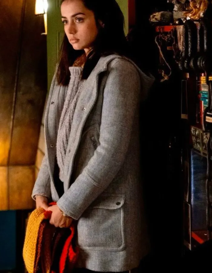 Knives Out Ana De Armas (Marta Cabrera) Wool Coat