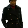 Luther the Fallen Sun Cynthia Erivo (Odette Raine) Wool Coat