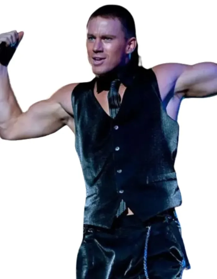 Magic Mike’s Last Dance Channing Tatum (Mike Lane) Black Vest Magic Mike’s Last Dance Channing Tatum (Mike Lane) Black Vest