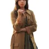 Operation Fortune Aubrey Plaza (Sarah) Wool Coat