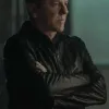 Rabbit Hole 2023 Kiefer Sutherland (John Weir) Black Leather Jacket