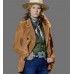 Ride 2023 Nancy Travis (Isabel McMurray) Brown Suede Leather Coat