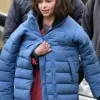 Secret Invasion 2023 Emilia Clarke (G'iah) Blue Puffer Coat