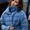 Secret Invasion 2023 Emilia Clarke (G'iah) Blue Puffer Coat