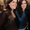Scream 2022 Neve Campbell (Sidney Prescott) Brown Leather Jacket