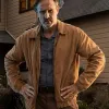 Scream 2022 David Arquette (Dewey Riley) Brown Leather Jacket