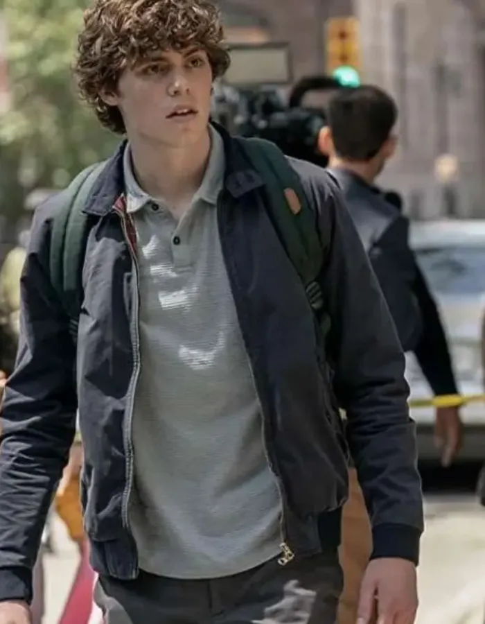 Scream Vi Jack Champion (Ethan Landry) Blue Cotton Jacket