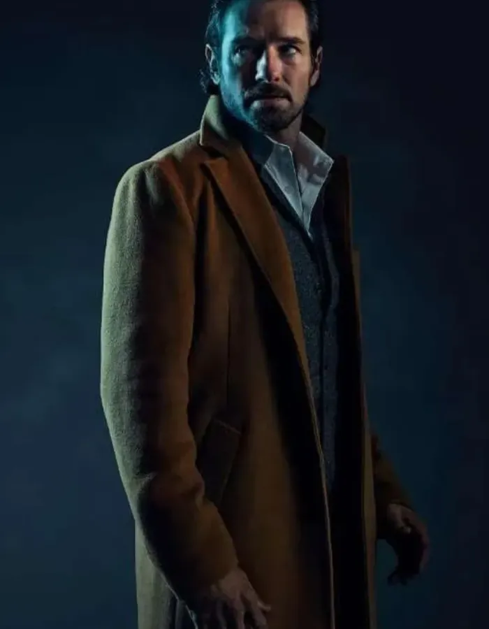 Teen Wolf 2023 Ian Bohen (Peter Hale) Brown Wool Coat