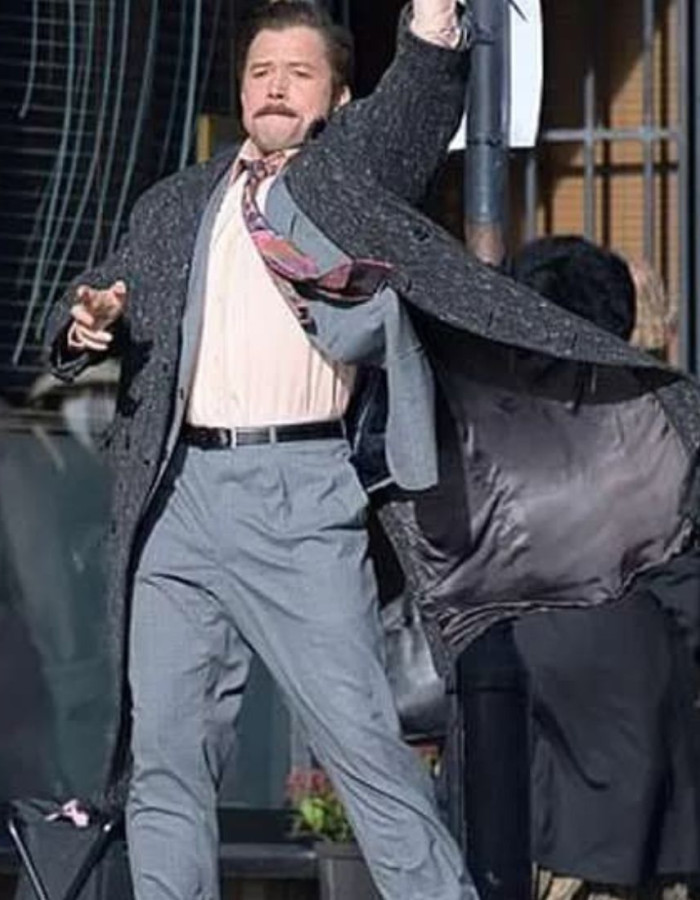 Tetris Taron Egerton (Henk Rogers) Black Coat