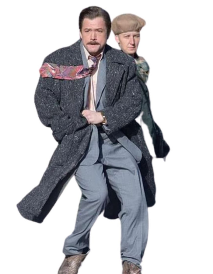 Tetris Taron Egerton (Henk Rogers) Black Coat