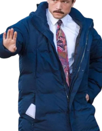 Tetris Taron Egerton (Henk Rogers) Puffer Jacket
