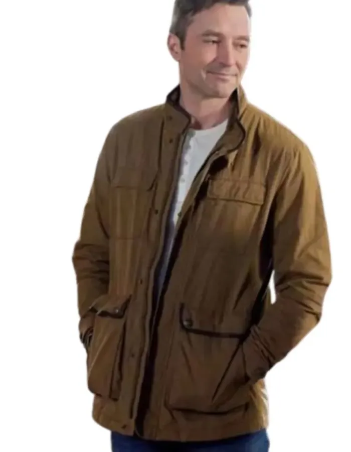 The Blessing Bracelet 2023 Carlo Marks (Ben) Brown Cotton Jacket