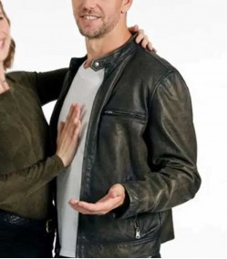 The Love Club 2023 Brett Donahue (Noah Bailey) Black Leather Jacket