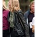 The Love Club 2023 Camille Stopps (Tara Williams) Black Leather Jacket