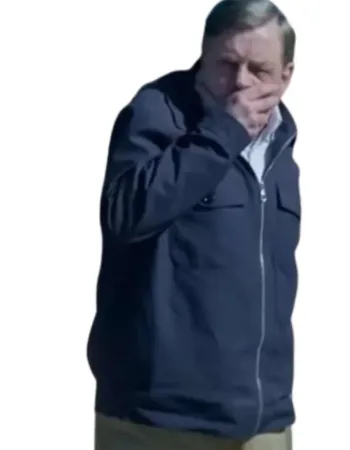The Machine 2023 Mark Hamill (Albert Kreischer) Blue Cotton Jacket