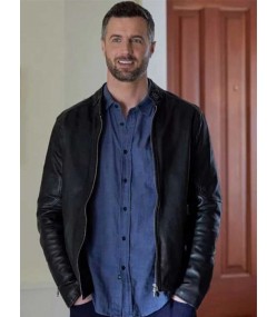 The Wedding Cottage 2023 Brendan Penny (Evan Stanford) Leather Jacket