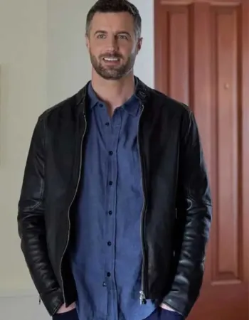 The Wedding Cottage 2023 Brendan Penny (Evan Stanford) Leather Jacket
