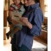 Tiny Beautiful Things Sarah Pidgeon (Young Clare) Blue Cotton Jacket