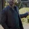 Wedding Cottage 2023 Brendan Penny (Evan Stanford) Brown Leather Jacket