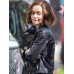 Secret Invasion 2023 Emilia Clarke (G'iah) Black Leather Jacket