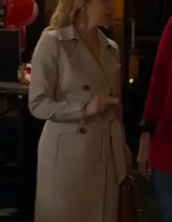 The Blessing Bracelet 2023 Amanda Schull (Dawn Spencer) Gery Wool Coat
