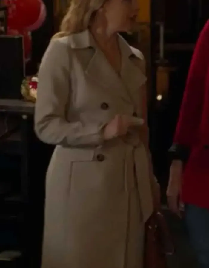 The Blessing Bracelet 2023 Amanda Schull (Dawn Spencer) Gery Wool Coat