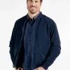 The Love Club 2023 Marcus Rosner (Josh Nolan) Blue Parachute Jacket