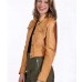 The Love Club 2023 Camille Stopps (Tara Williams) Brown Leather Jacket