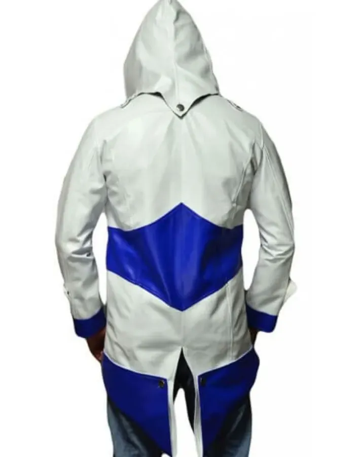 Assassin's Creed iii Connor Kenway Cosplay Green/White Costume Jacket