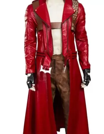 Game Devil May Cry 3 Dante Red Trench Coat