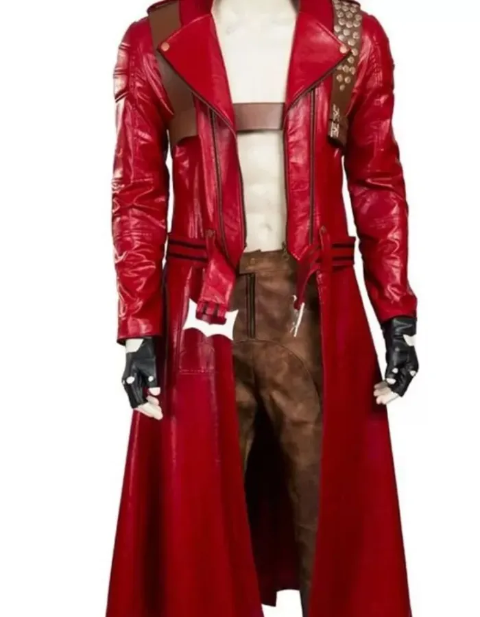 Game Devil May Cry 3 Dante Red Trench Coat