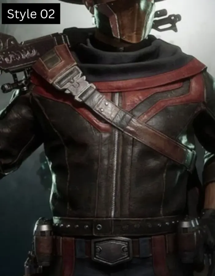 Mortal Kombat 11 Erron Alligator Brown Leather Jacket