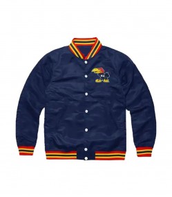 Kansas Warhawk KU Varsity Jacket Kansas Warhawk KU Varsity Jacket