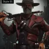 Mortal Kombat 11 Erron Alligator Brown Leather Jacket