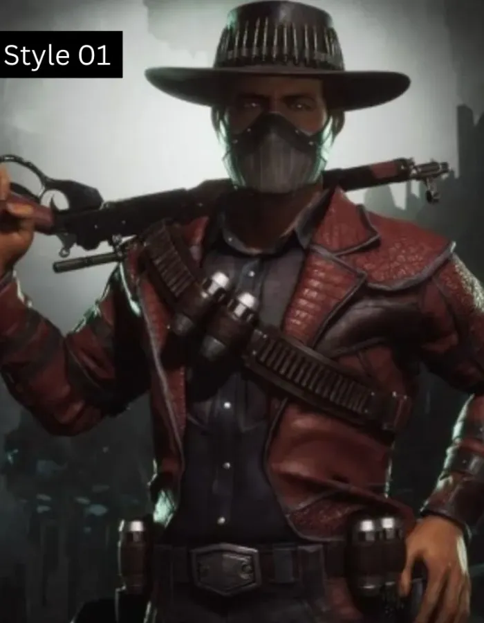 Mortal Kombat 11 Erron Alligator Brown Leather Jacket