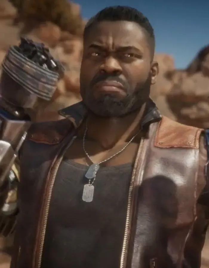 Mortal Kombat 11 Jackson Briggs (Jax) Brown Vest