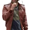 Anchorman 2 The Legend Continues Drake Brown Leather Jacket Anchorman 2 The Legend Continues Drake Brown Leather Jacket