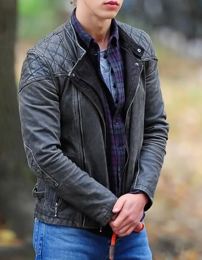 The Carrie Diaries Sebastian Kydd Black Leather Jacket