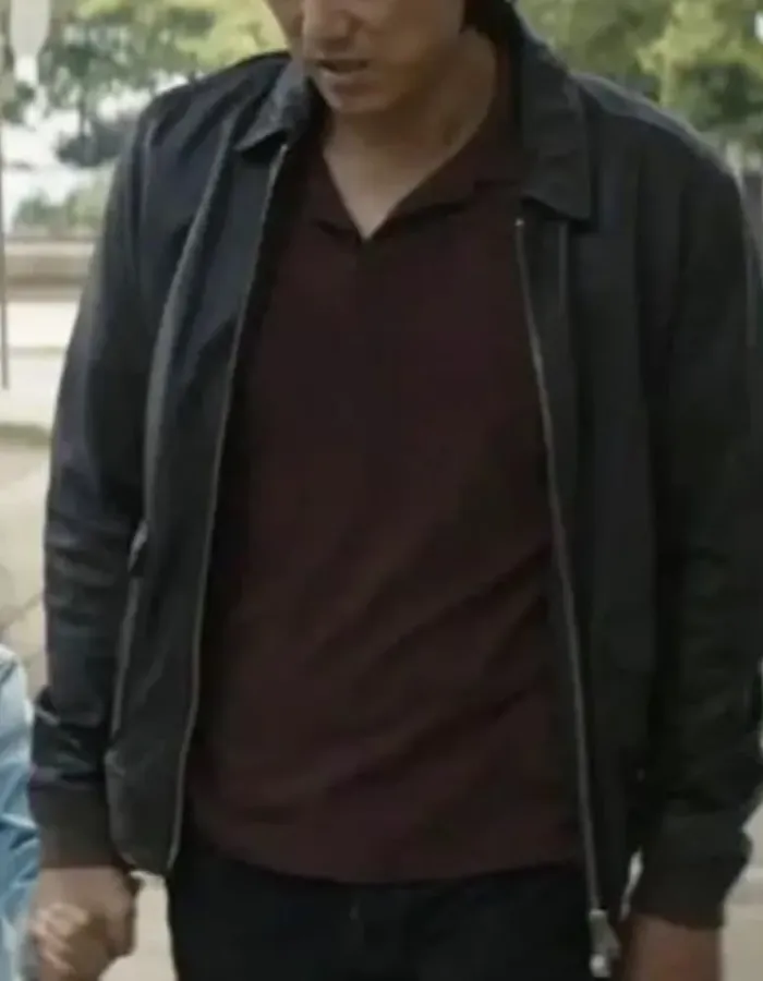 Code 8 Sung Kang (Park) Black Bomber Leather Jacket