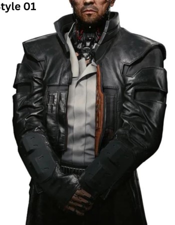 Cyberpunk Takemura Leather Jacket