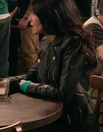 Extended Family 2024 Abigail Spencer Black Biker Leather Jacket