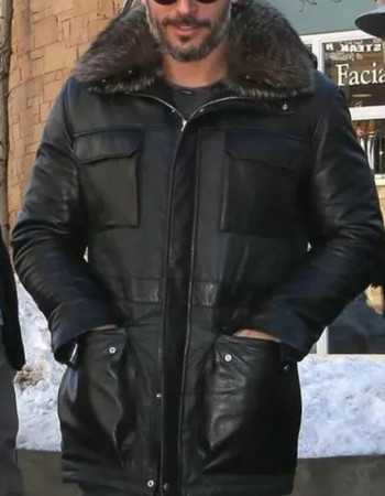 Joe Manganiello Sundance Film Festival Black Leather Jacket