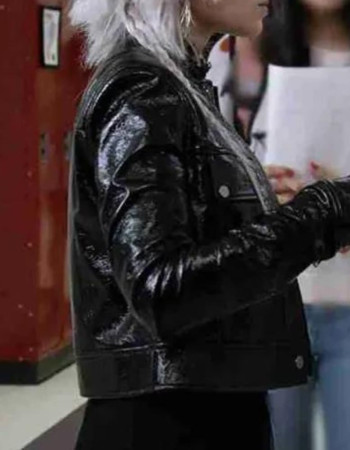 Just Beyond 2021 Jy Prishkulnik Black Leather Jacket