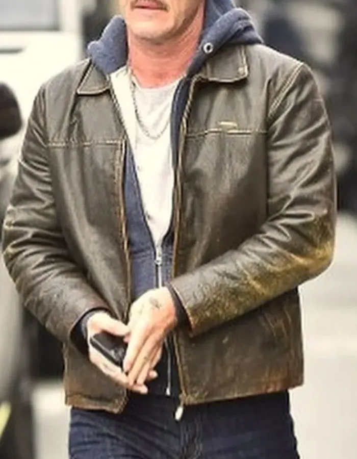 5lbs of Pressure 2024 Luke Evans Brown Leather Jacket 5lbs of Pressure 2024 Luke Evans Brown Leather Jacket