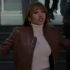 Wild Cards 2024 Max Mitchell Brown Bomber Leather Jacket Wild Cards 2024 Max Mitchell Brown Bomber Leather Jacket