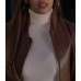 Wild Cards 2024 Max Mitchell Brown Bomber Leather Jacket