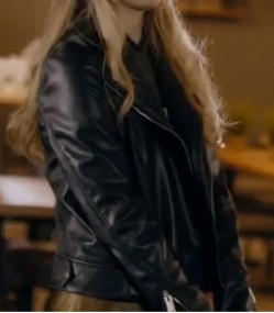 Confessions of a Cam Girl 2024 Megan Best Black Leather Jacket