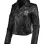 Yankees Biker NY Black Leather Jacket