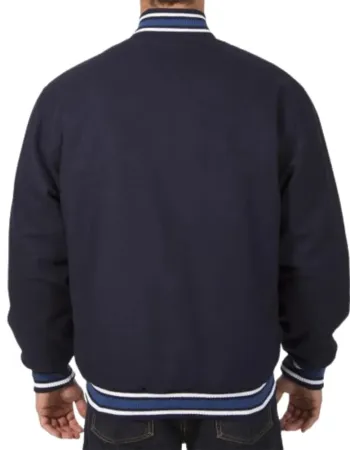 San Diego Padres Navy Blue Varsity Bomber Wool Jacket